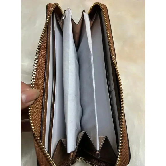 Kate Spade Leila Large Continental Wallet in Warm Ginger - Picture 3 of 6